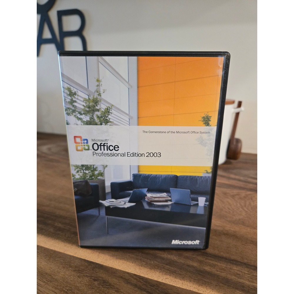 Microsoft Office Professional Edition 2003 Windows PC 3-Disc Set with Manual
